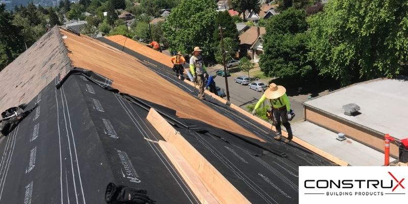 Install the felt underlayment properly